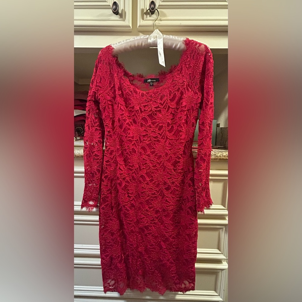 Jump Red Lace Dress